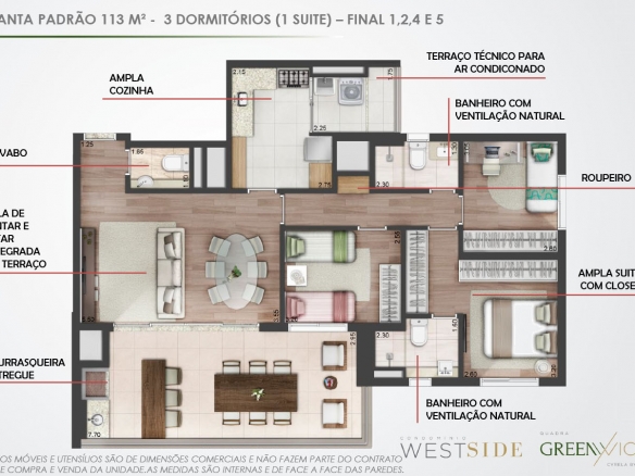 Quadra Greenwich - Atendimento Especializado - (11) 4116-9995 | 98026-0864