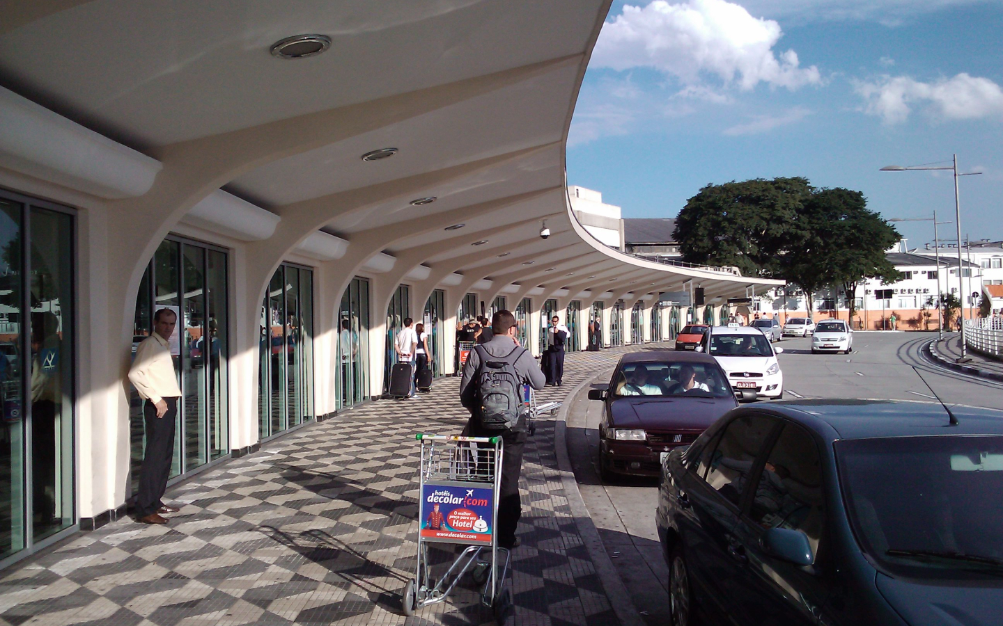 Aeroporto de Congonhas em São Paulo próximo ao bairro do Brooklin