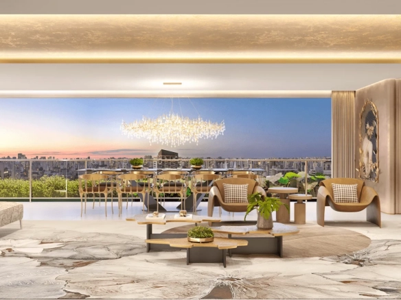 Living 169 m² do Casa Eden by YOO East