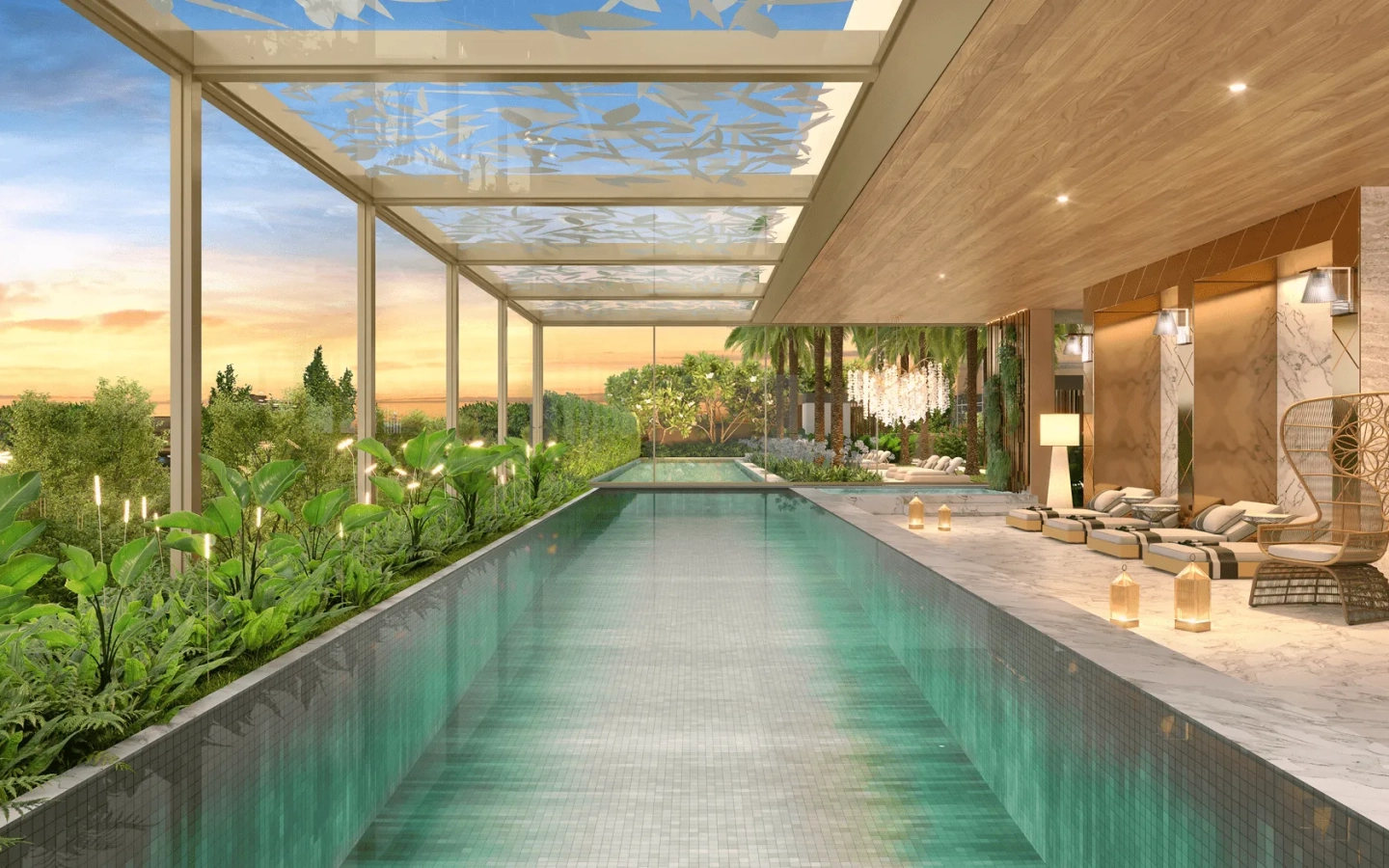 Piscina coberta 1 do Casa Eden by YOO East