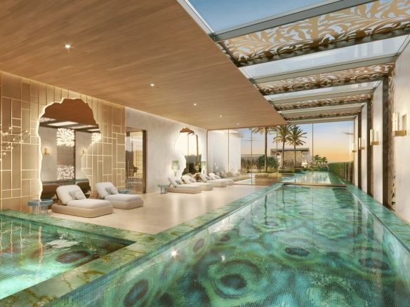 Piscina coberta do Casa Eden by YOO West