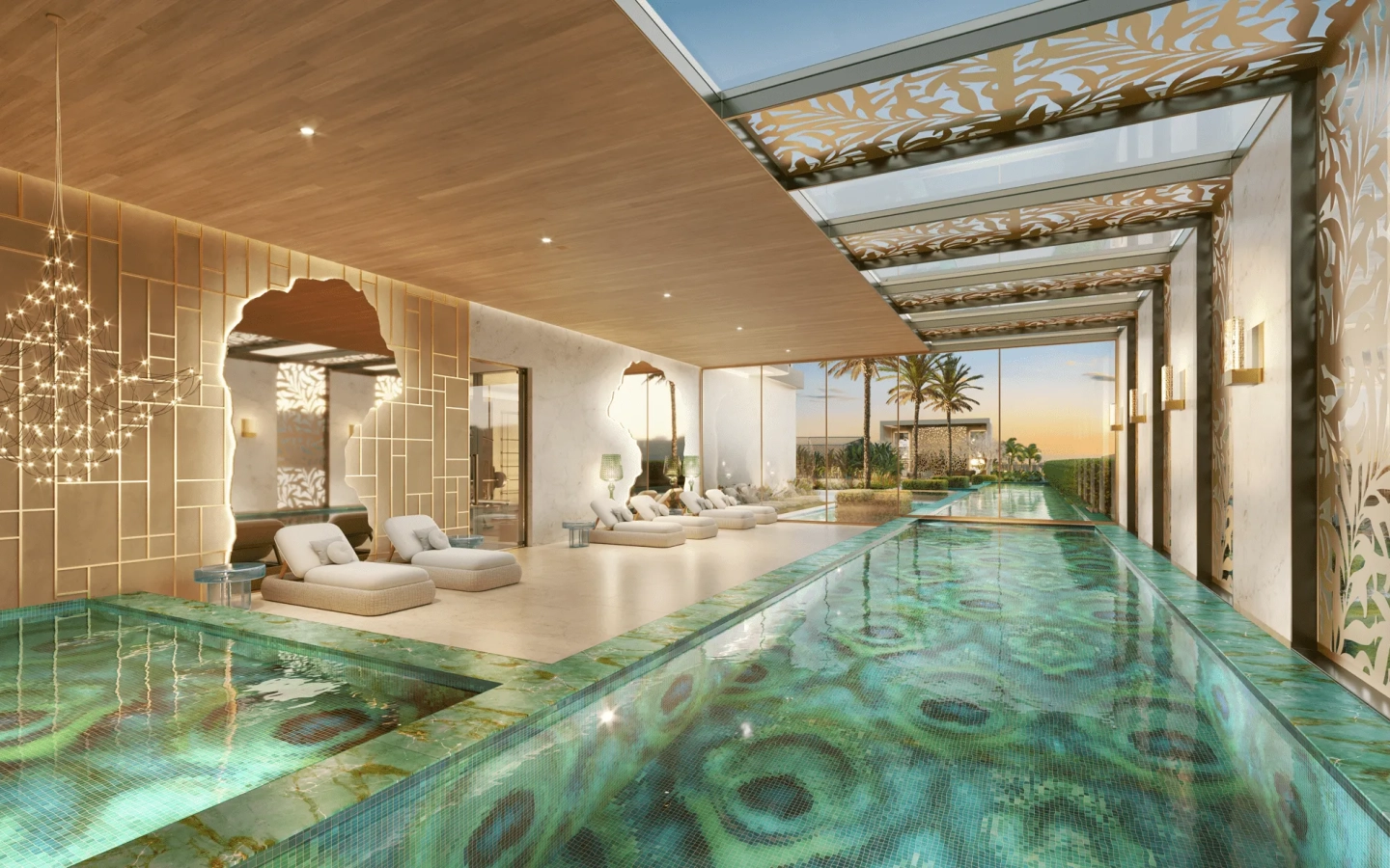 Piscina coberta do Casa Eden by YOO West