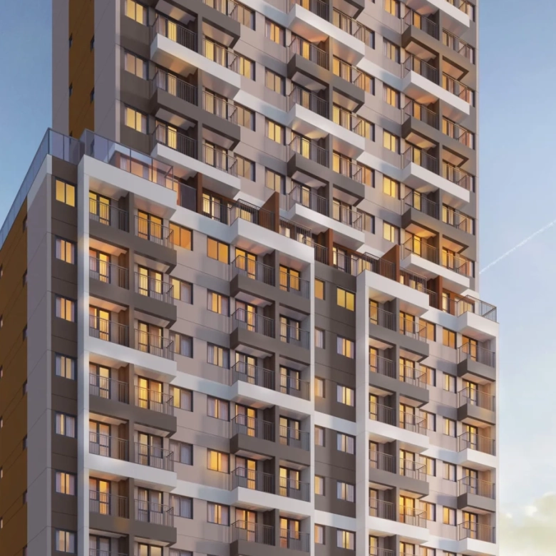 Fachada do Cyrela Atmosfera 360 Apartments
