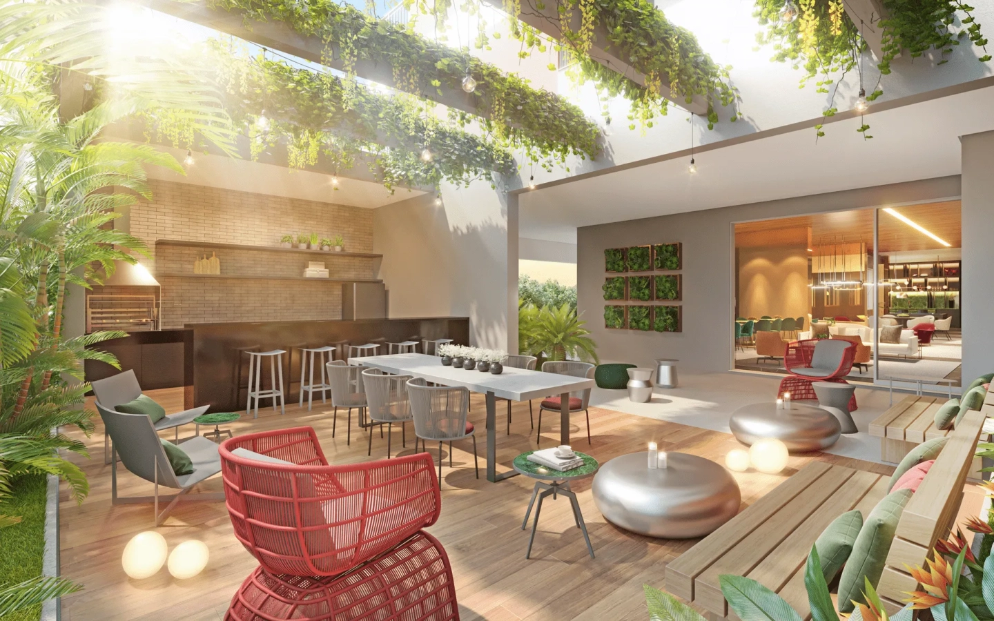 Garden Grill do Cyrela Atmosfera 360