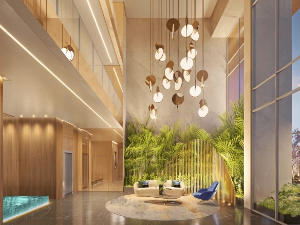 Lobby do Cyrela Atmosfera 360