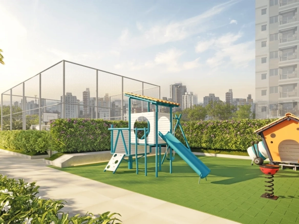 Playground e quadra do Cyrela Atmosfera 360