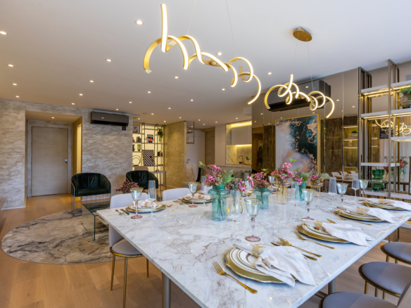 Cozinha do decorado de 134 m² do Eden West