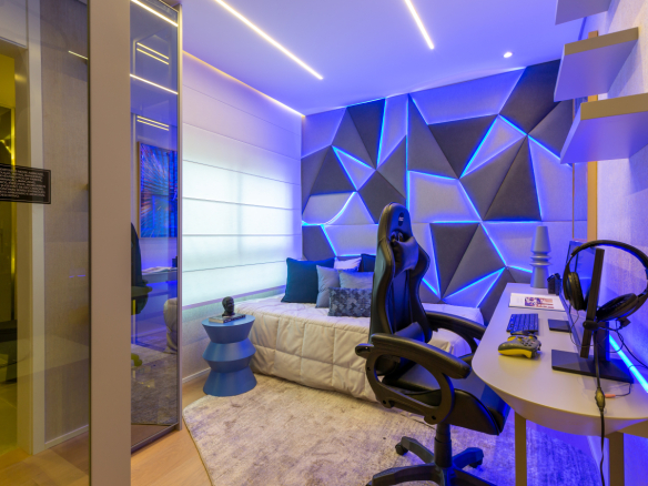 Área de serviço do decorado de 134 m² do Eden West
