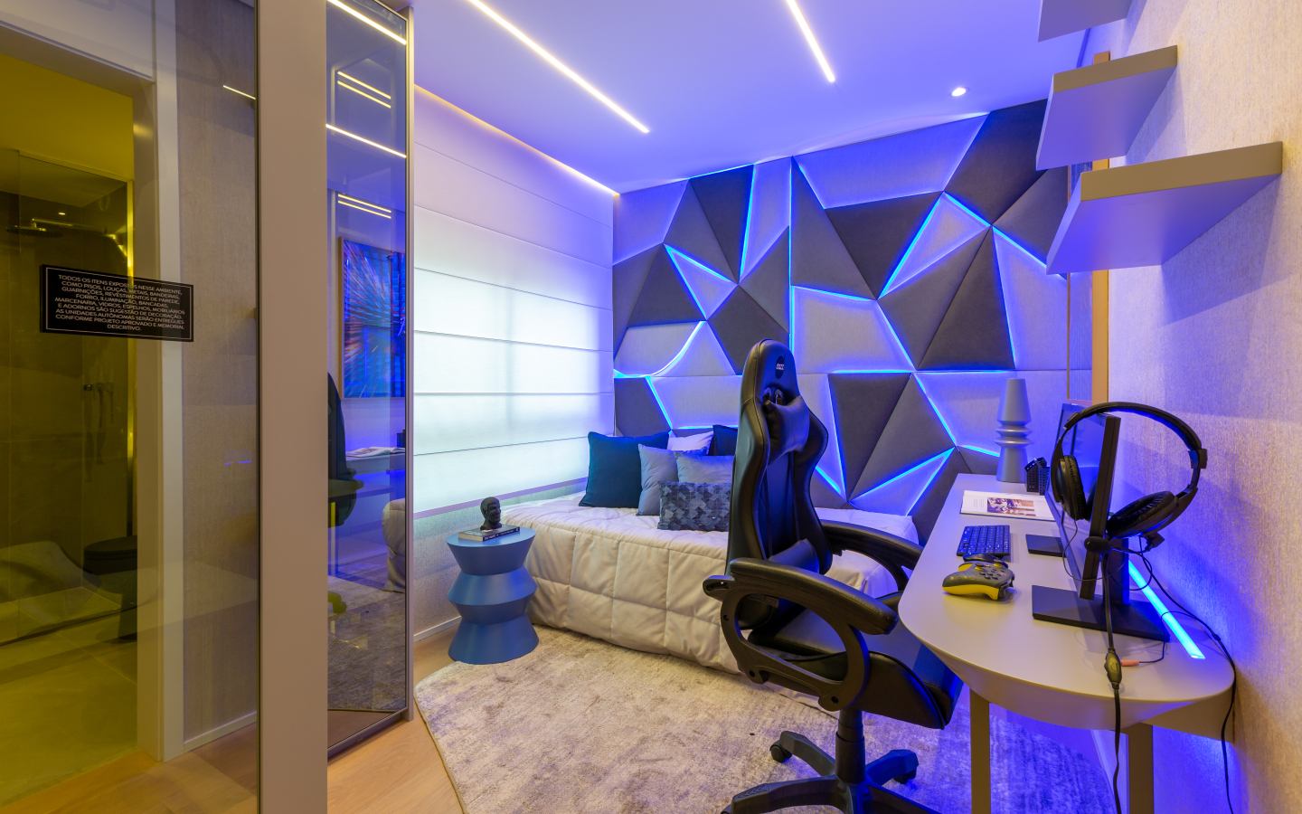 Área de serviço do decorado de 134 m² do Eden West