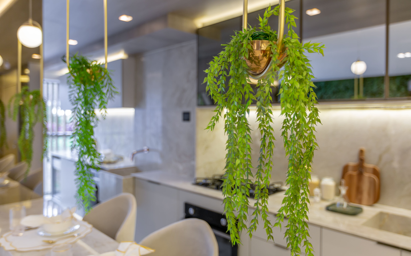 Banheiro do decorado de 94 m² do Eden West