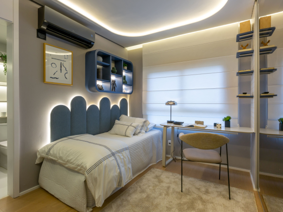 Área de serviço do decorado de 94 m² do Eden West