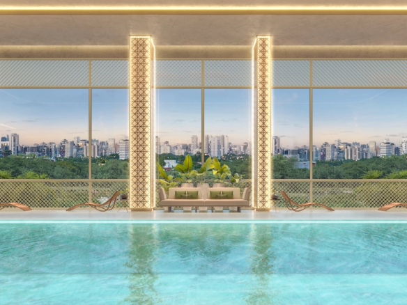 Piscina coberta do Escape Brooklin