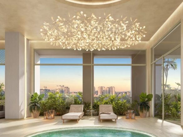 Spa e piscina interna do Escape Brooklin