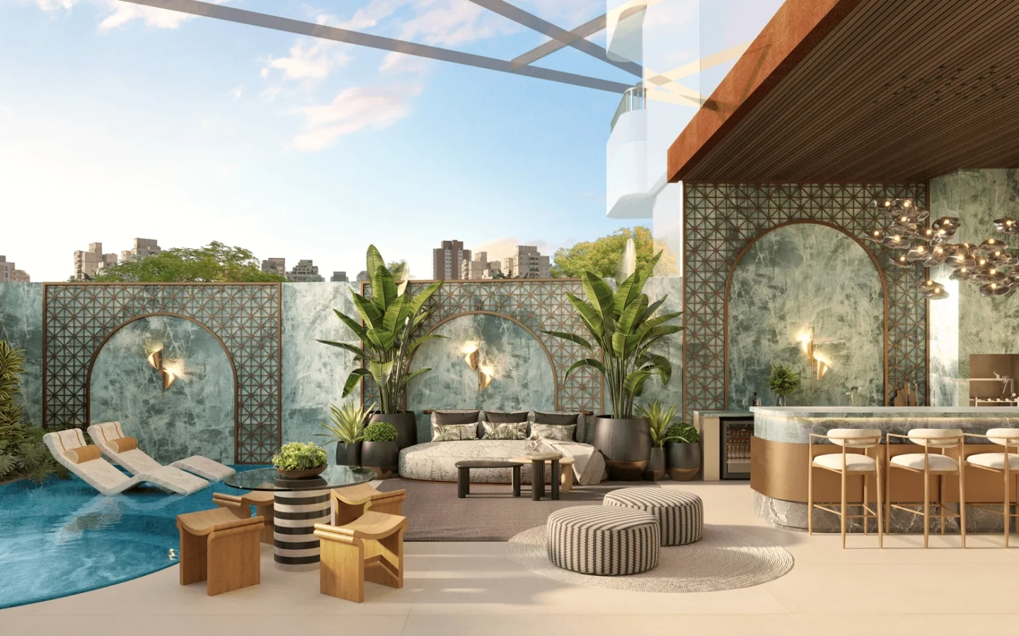 Private Pool House do Escape Eden no Brooklin