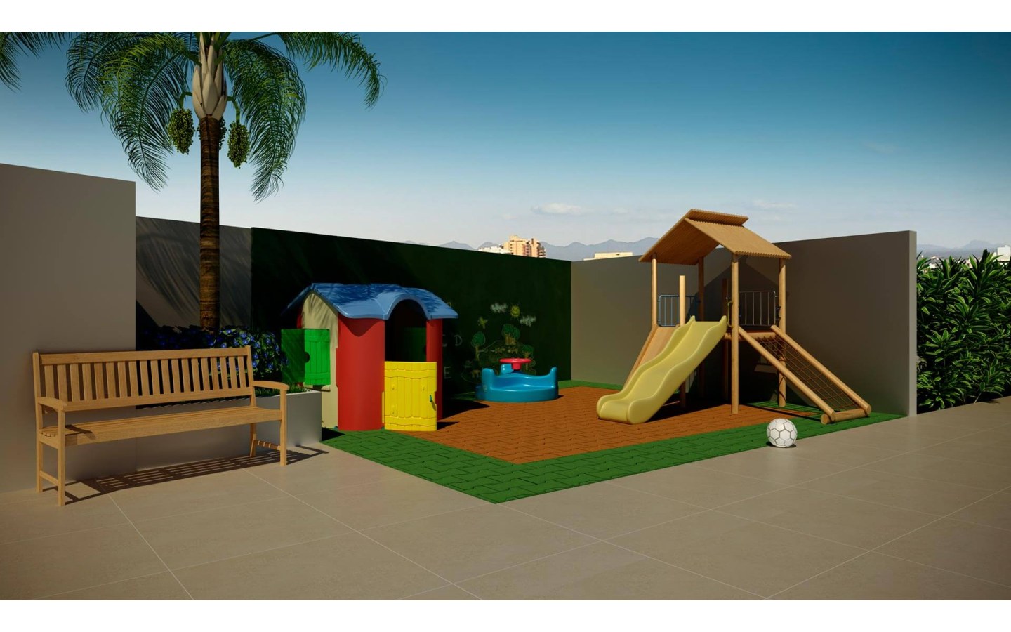 Playground infantil do Firenze Residencial em Osasco