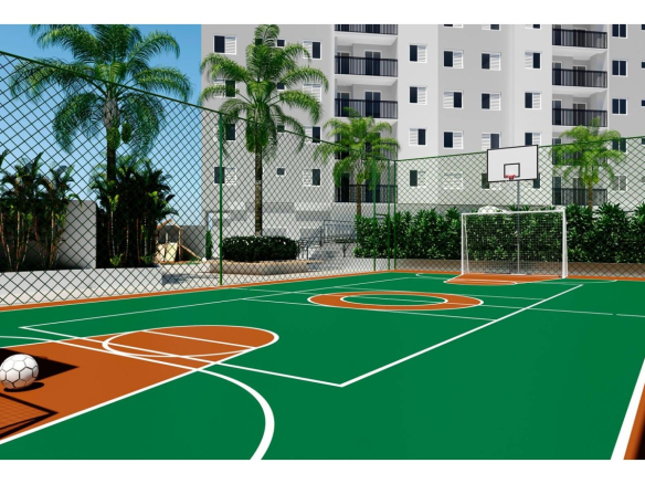 Quadra poliesportiva do Firenze Residencial em Osasco