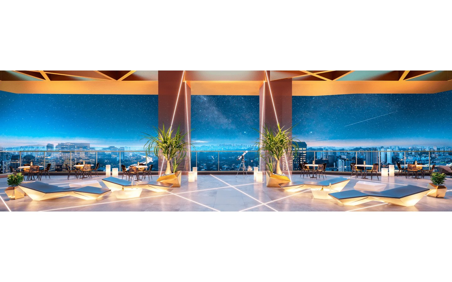 Rooftop lounge do Mandarim The Legend