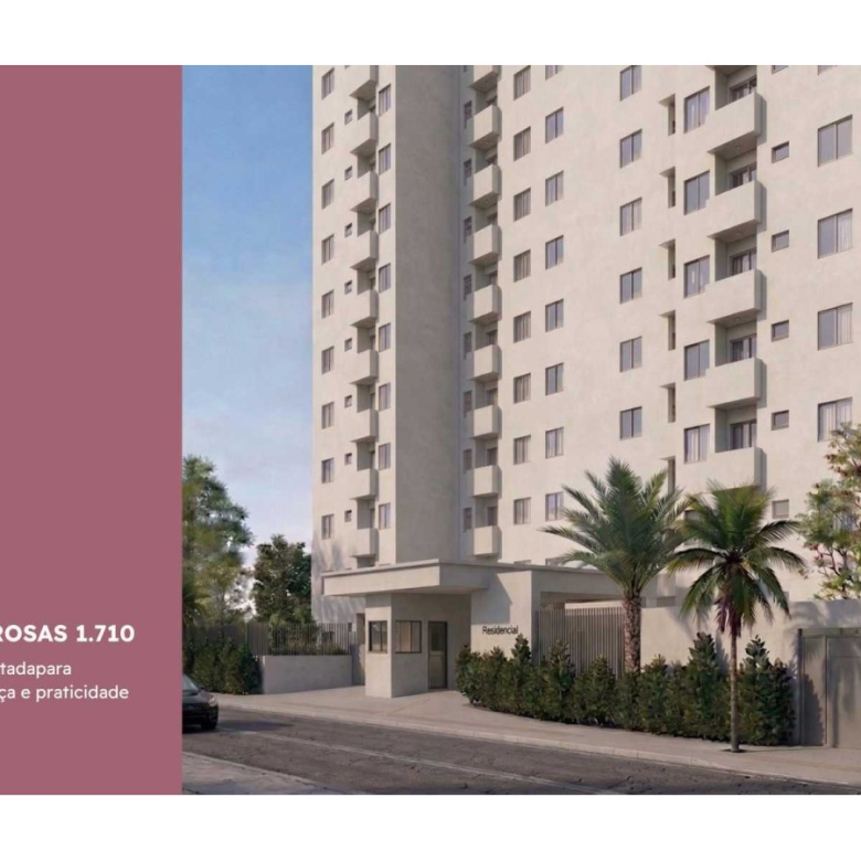 Portaria e acesso de veículos do Residencial das Flores em Osasco