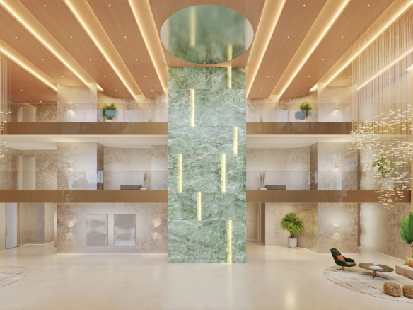 lobby residencial do Senses by Cyrela no Brooklin