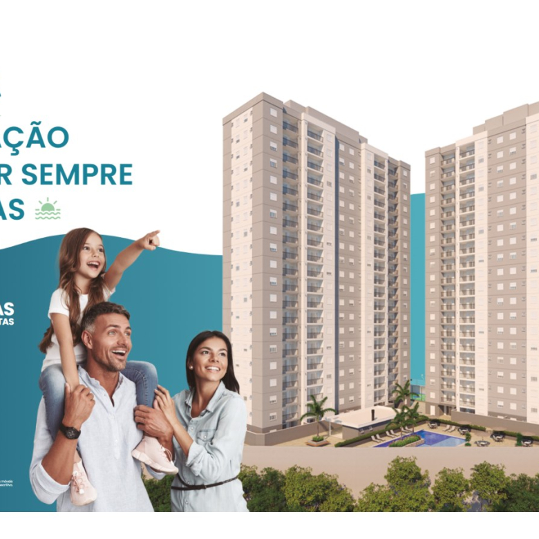 Fachada das torres do Siena Residencial em Osasco