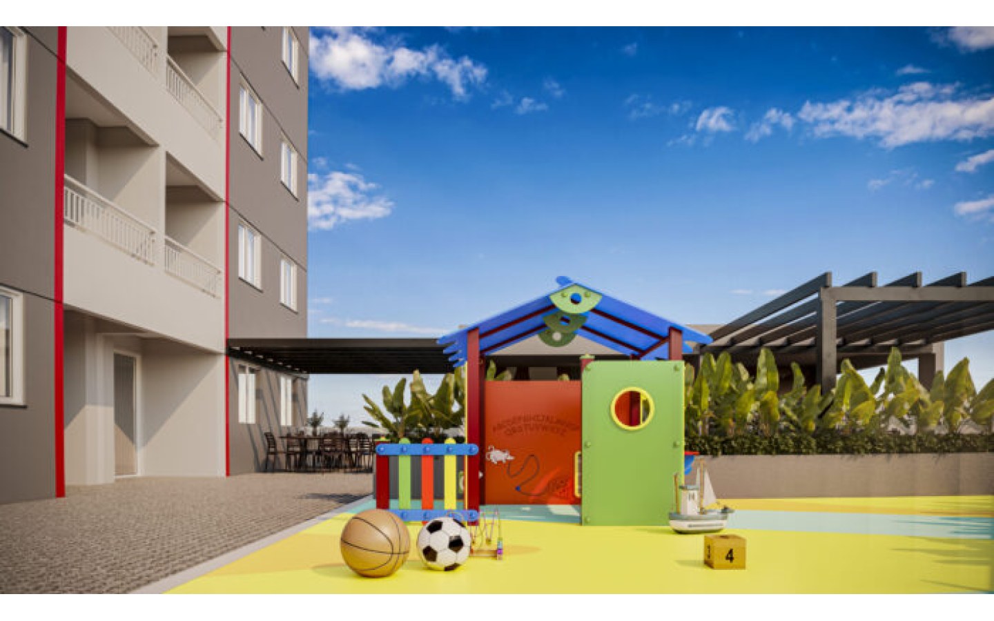 Playground do Solar das Rosas Residencial Clube