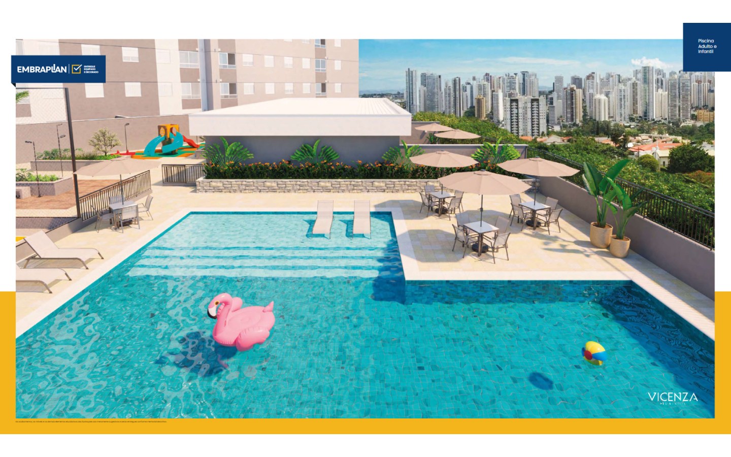 Fachada do Vicenza Residencial em São Pedro, Osasco