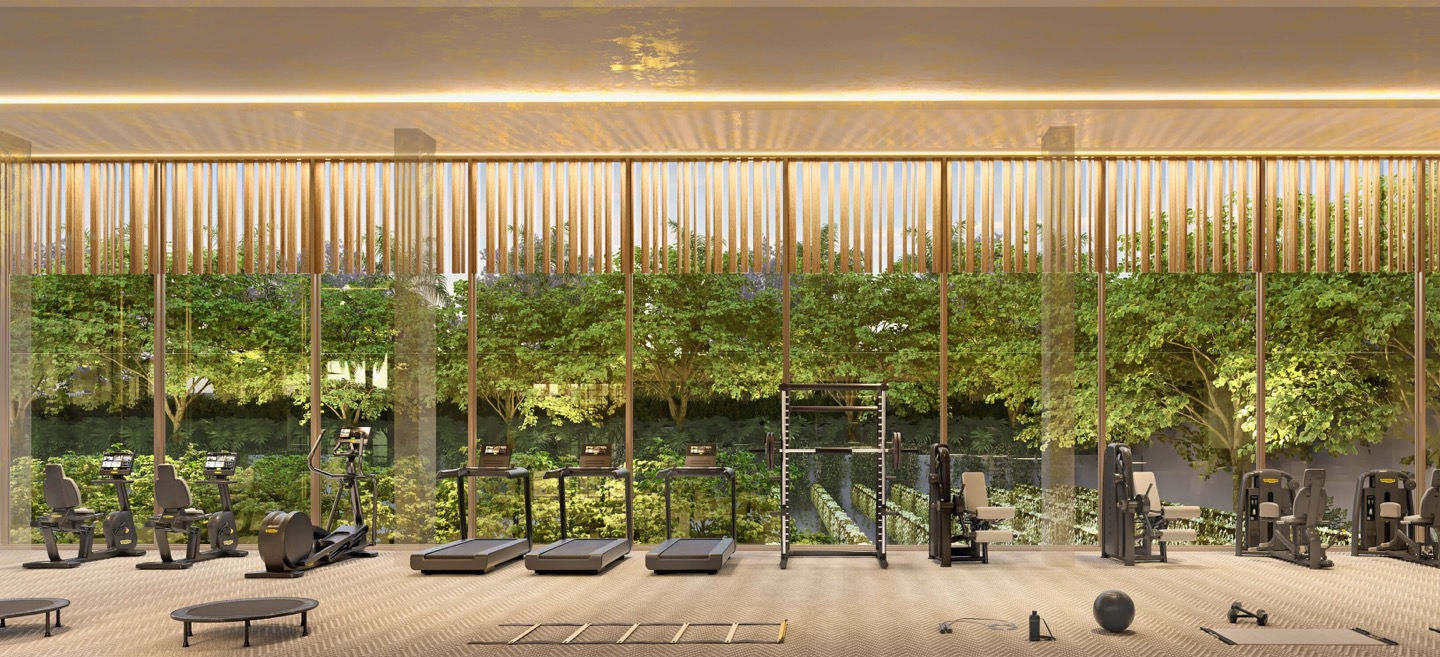 Fitness panorâmico no Vista Cyrela