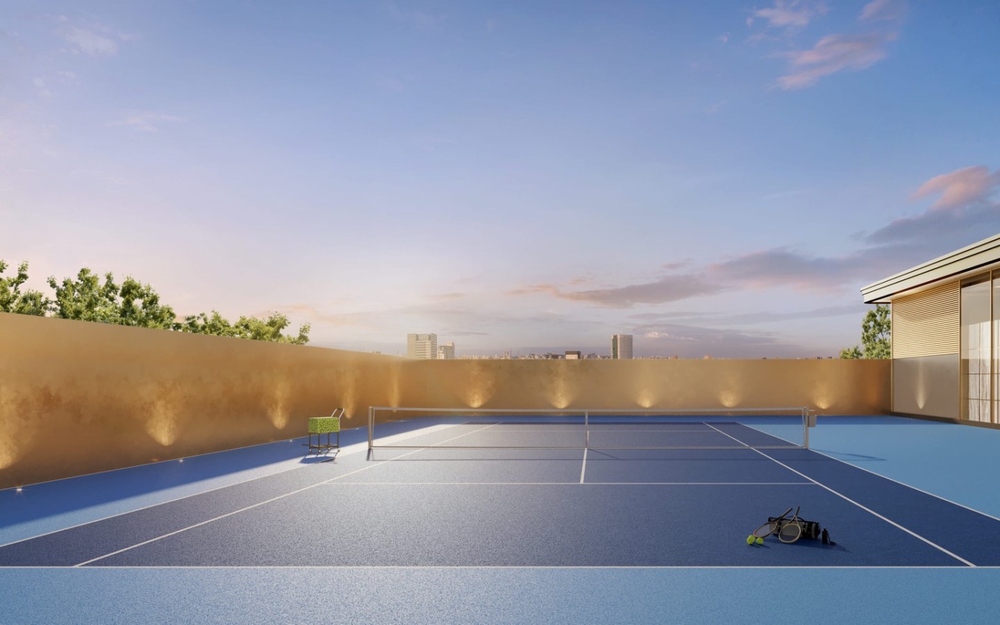 Quadra de tênis da Torre Milano - 708 m²