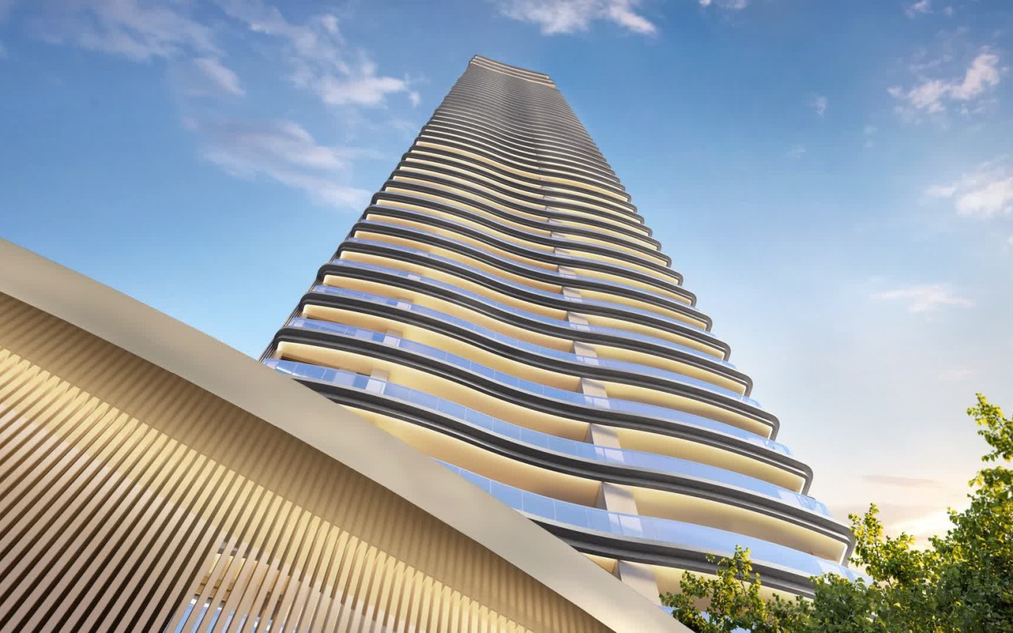 Fachada da Torre Milano no Jardim Guedala