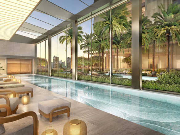 Piscina coberta do Vista Cyrela - 811 m²