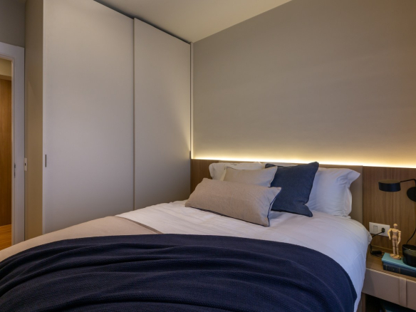 Décima foto oficial do apartamento decorado de 105 m² do Aero Design by Pininfarina