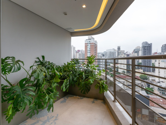 Nona foto oficial do apartamento decorado de 105 m² do Aero Design by Pininfarina
