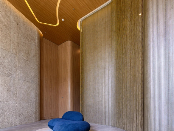 Foto oficial do lobby pela Rua Henrique Schaumann do Aero Design by Pininfarina