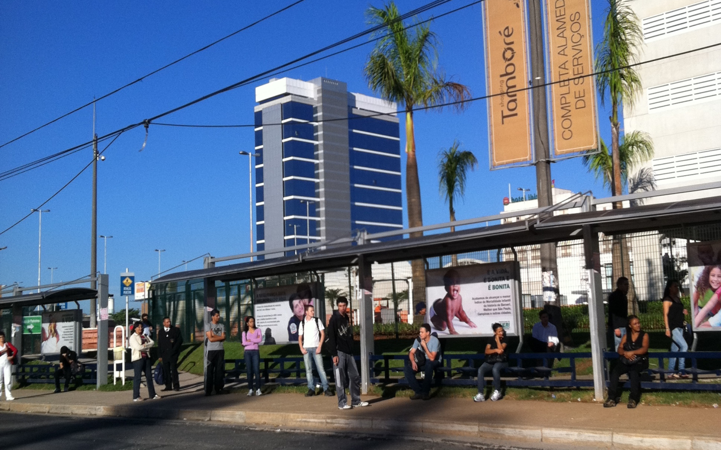 Vista da região residencial de Tamboré em Barueri