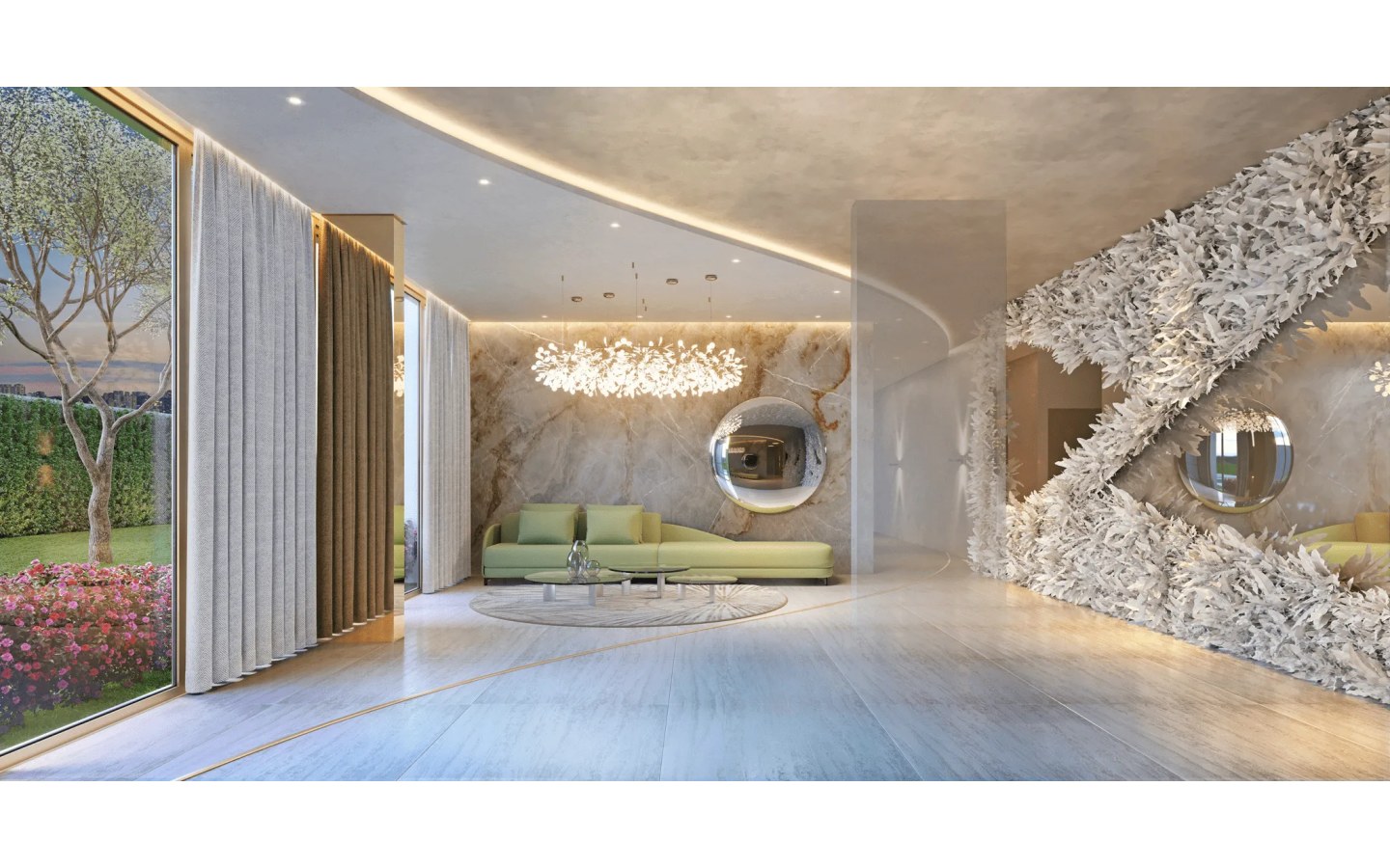 Lobby do Aura Moema Studios