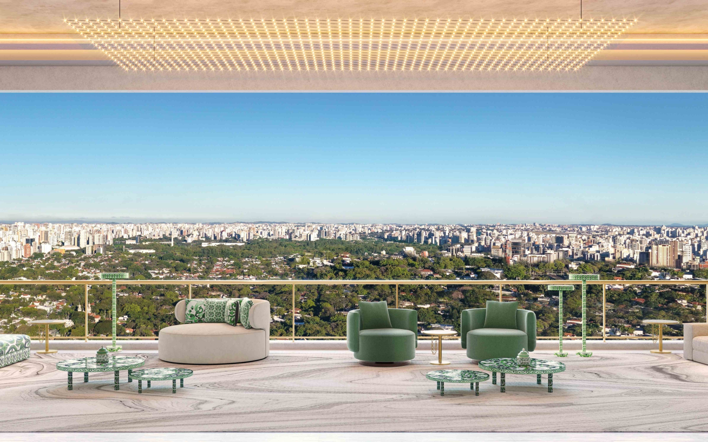 CAPRI Lifestyle by Dolce&Gabbana Casa – Living do apartamento padrão de 246 m² – (11) 4237-8776 | 98026-0864 CAPRI Lifestyle by Dolce&Gabbana Casa: Living do apartamento padrão de 246 m²