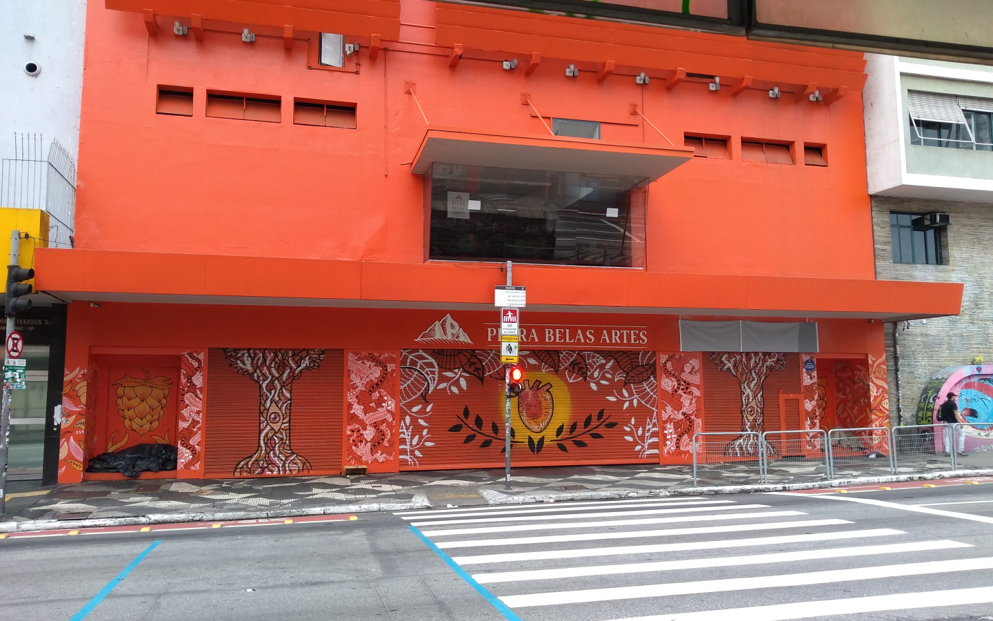 Fachada do Cine Belas Artes na região da Consolação
