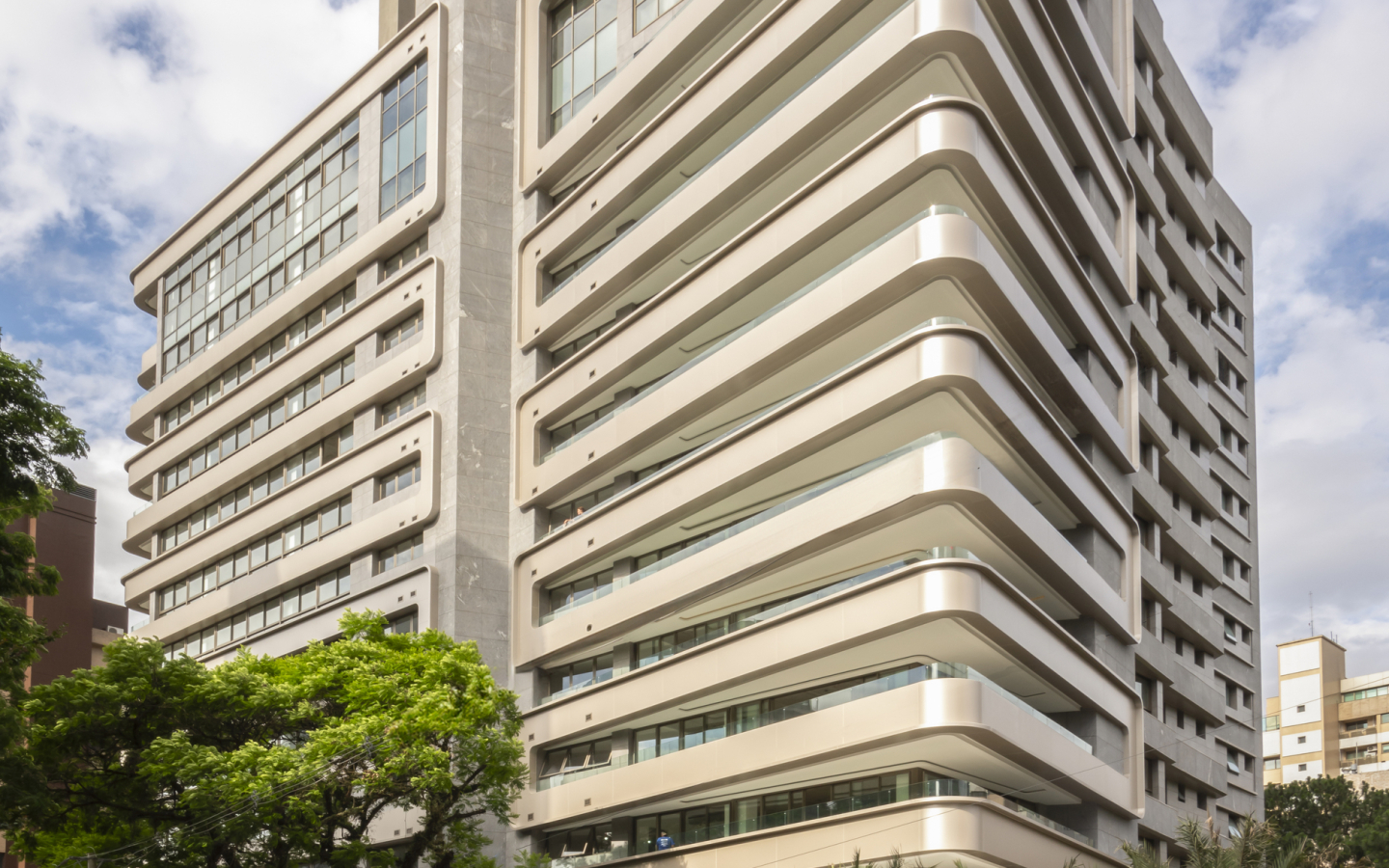 Fachada do Cyrela by Pininfarina Porto Alegre no bairro Bela Vista