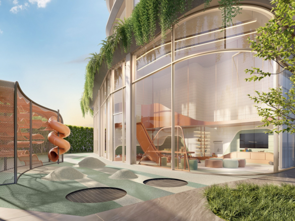 Perspectiva do playground do Epic Jardim Europa