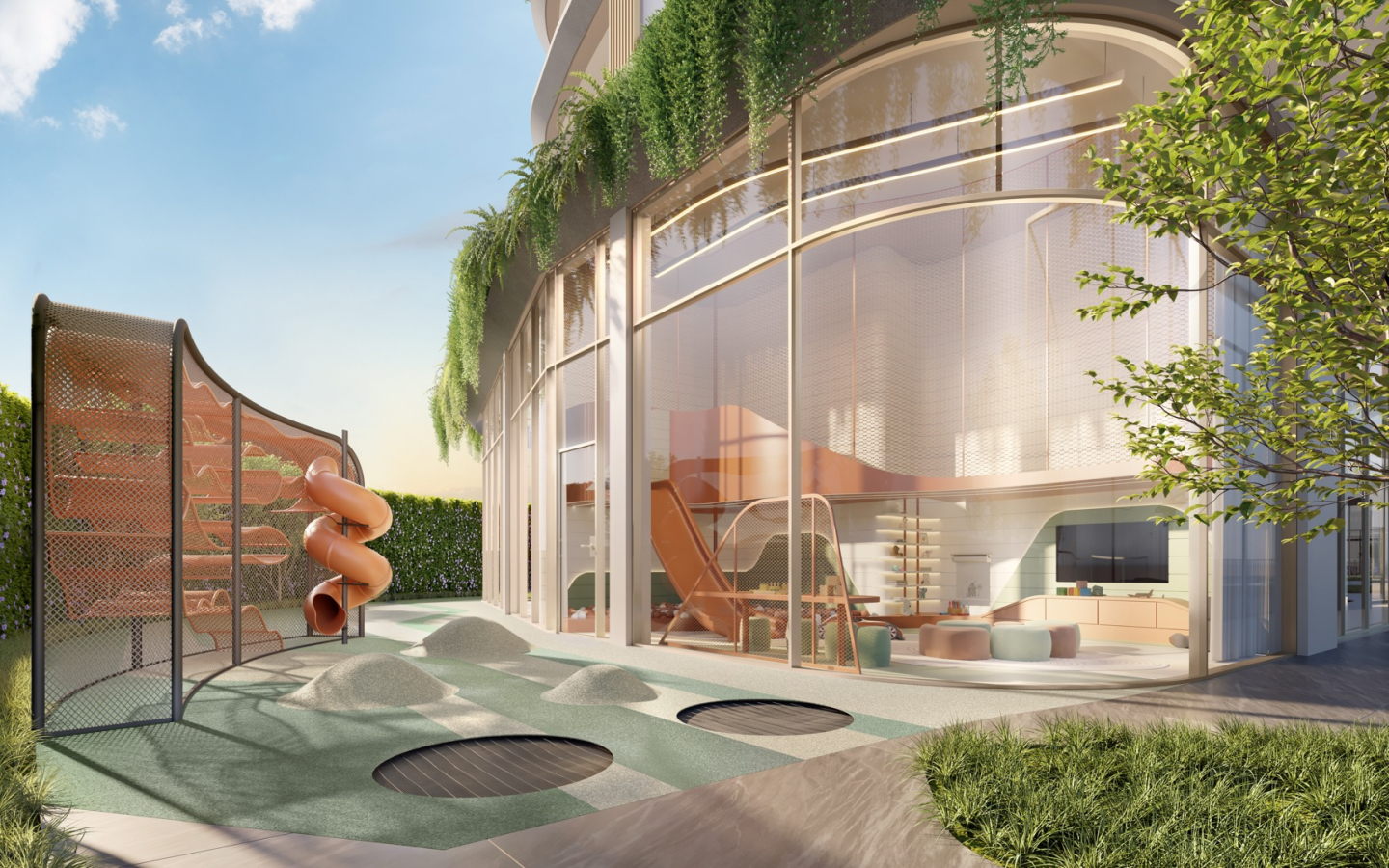 Epic Jardim Europa – Playground Perspectiva do playground do Epic Jardim Europa