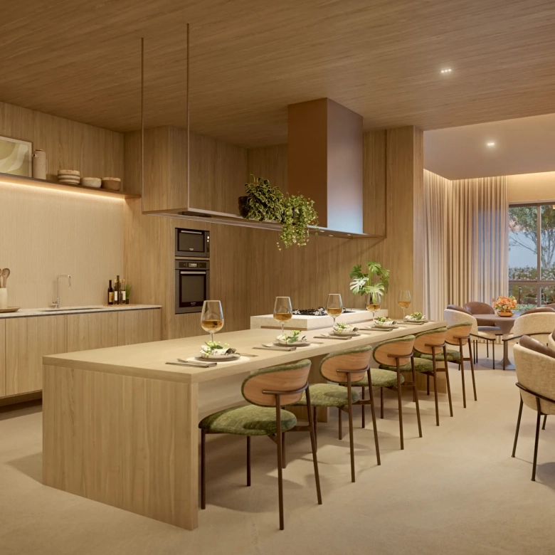 Andrômeda by MPD 90 m2 — espaço gourmet do condomínio