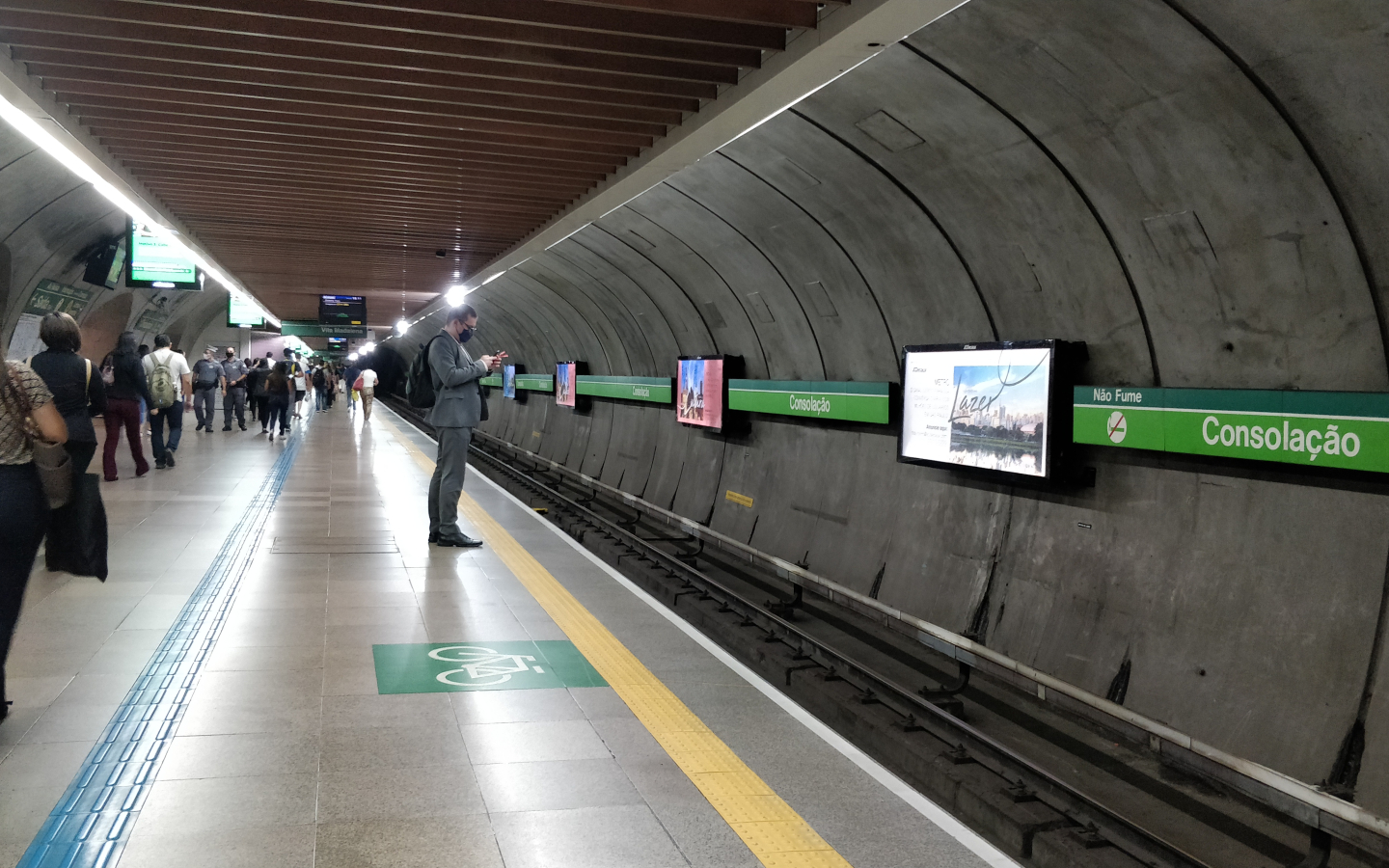 Estação Consolação do Metrô de São Paulo próxima à Bela Cintra