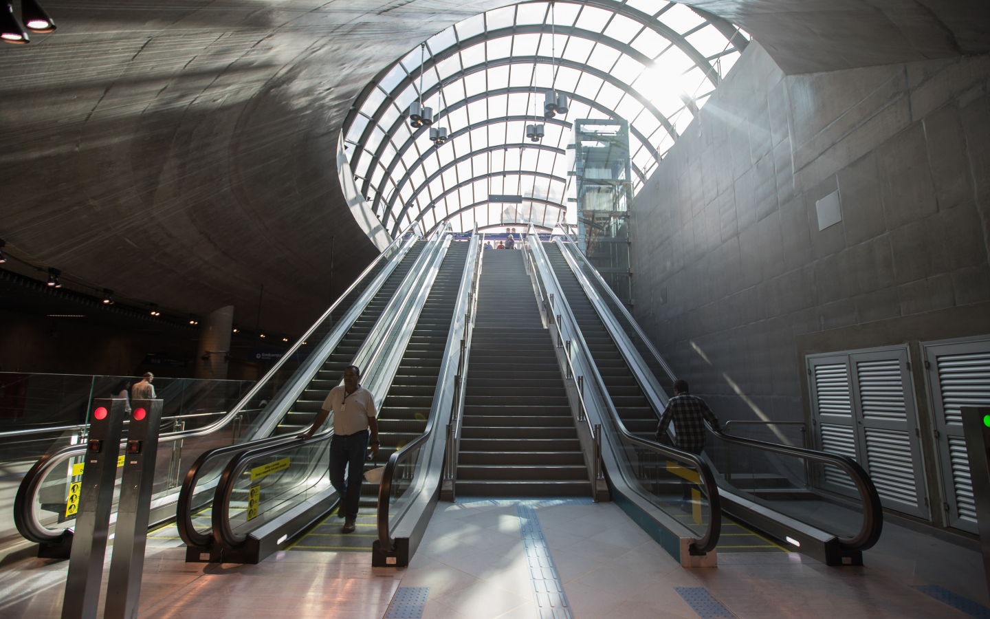 Entrada da Estação Moema da Linha 5-Lilás