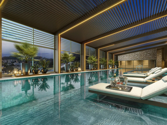 Piscina coberta do Eternity Residence