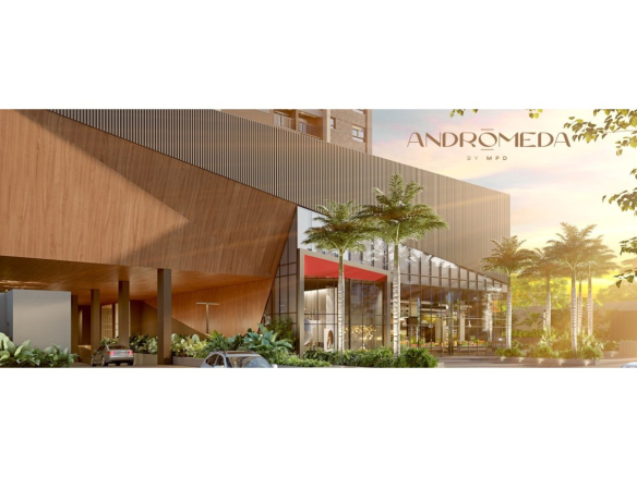 Fachada do empreendimento Andrômeda by MPD em Alphaville