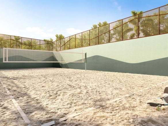 Florà Alphaville — quadra beach tennis
