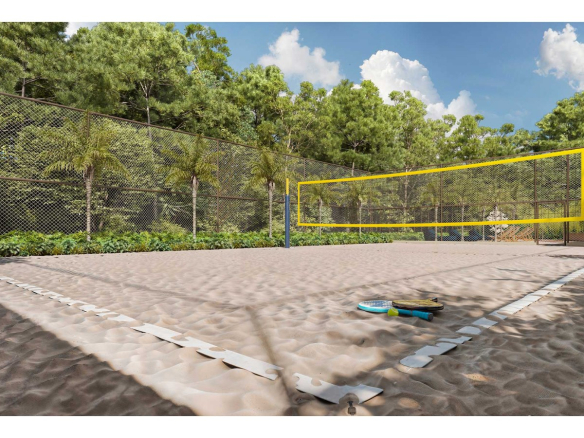 Quadra de beach tennis do KA'A Home Boutique