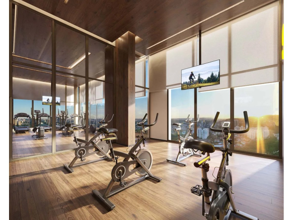 Sala de spinning do KA'A Home Boutique
