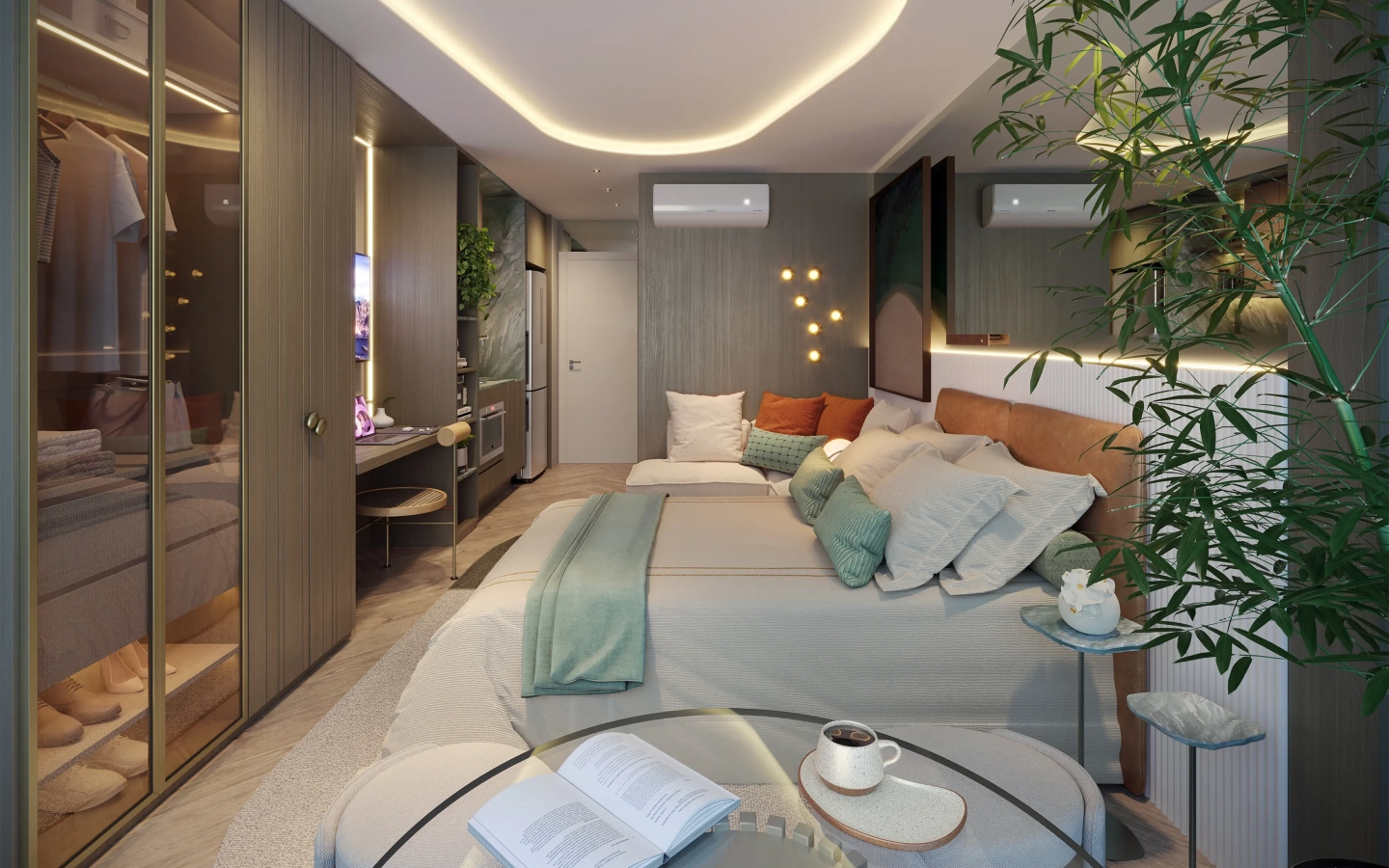 Madart – Atendimento Especializado (11) 4237-8776 Living do studio decorado do Madart