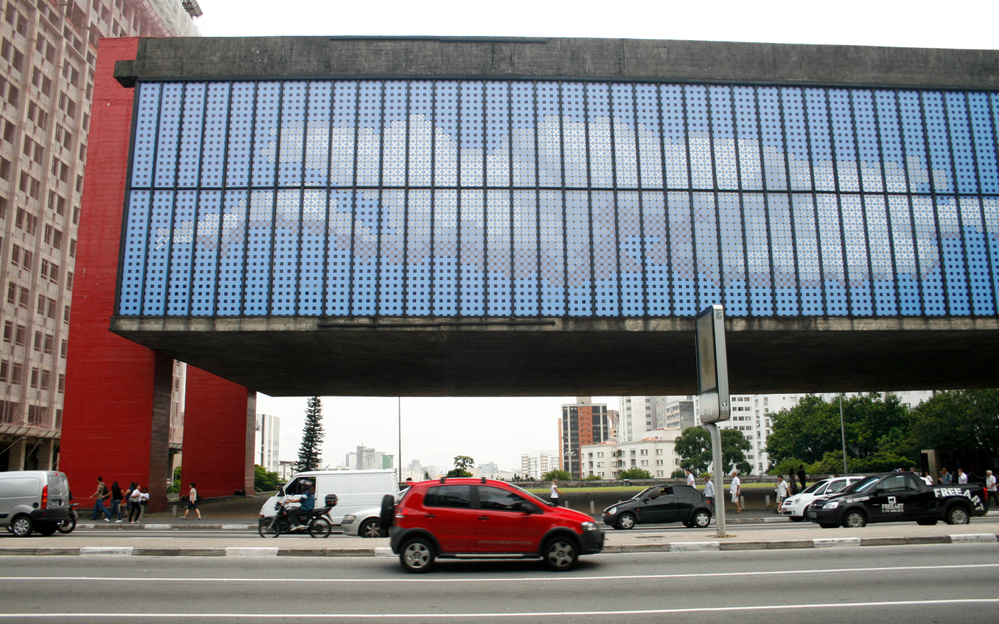 MASP na Avenida Paulista, próximo à região da Bela Cintra